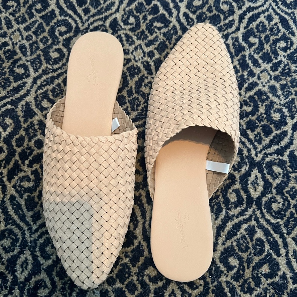 Universal Threat Woven Mule sandals